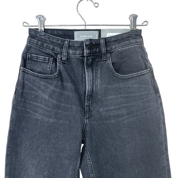 Everlane Women Size 24R The Curvy Cheeky Jean 90's Washed Black‎ Low Stretch NEW - Picture 3 of 8